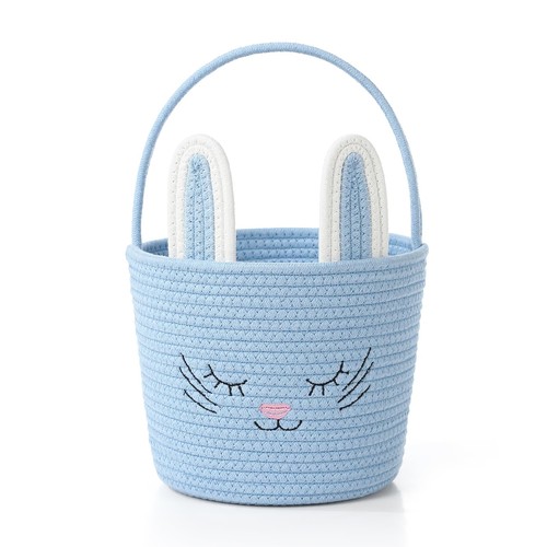 Blue easter basket - blue,